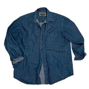 Club Room Denim Button Down Shirt